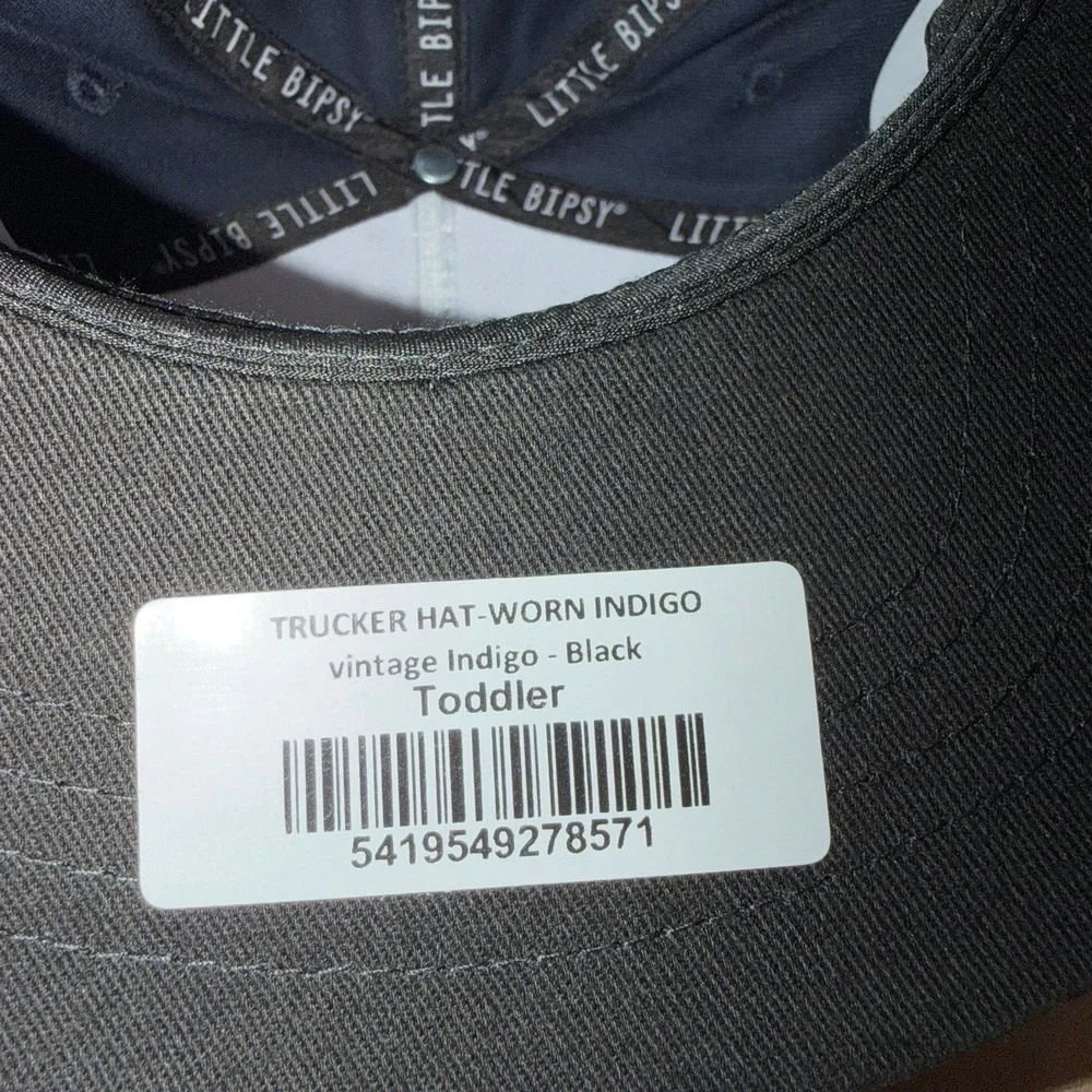 Little Bipsy Headwear Snapback Worn Indigo Toddler